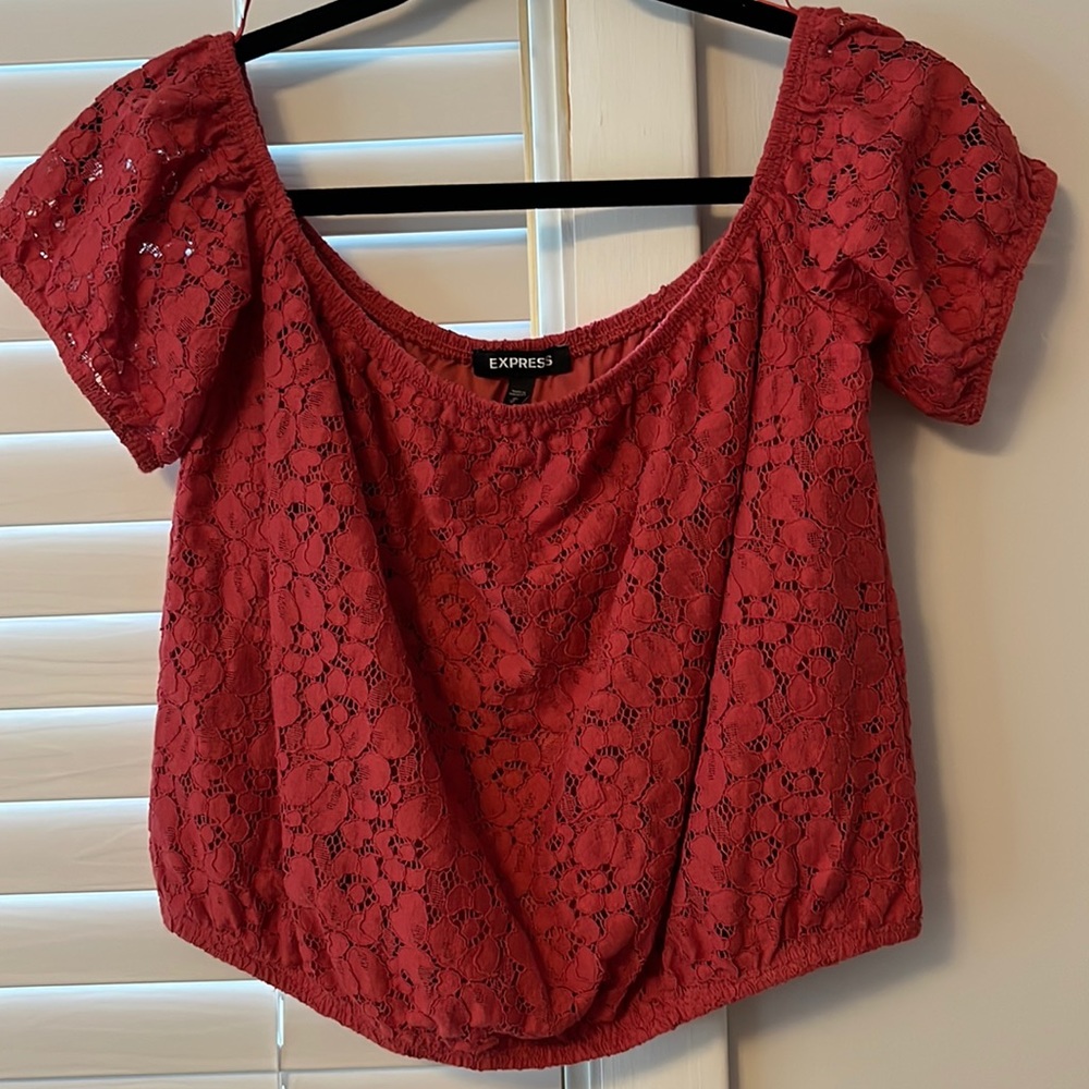 Express off the shoulder top